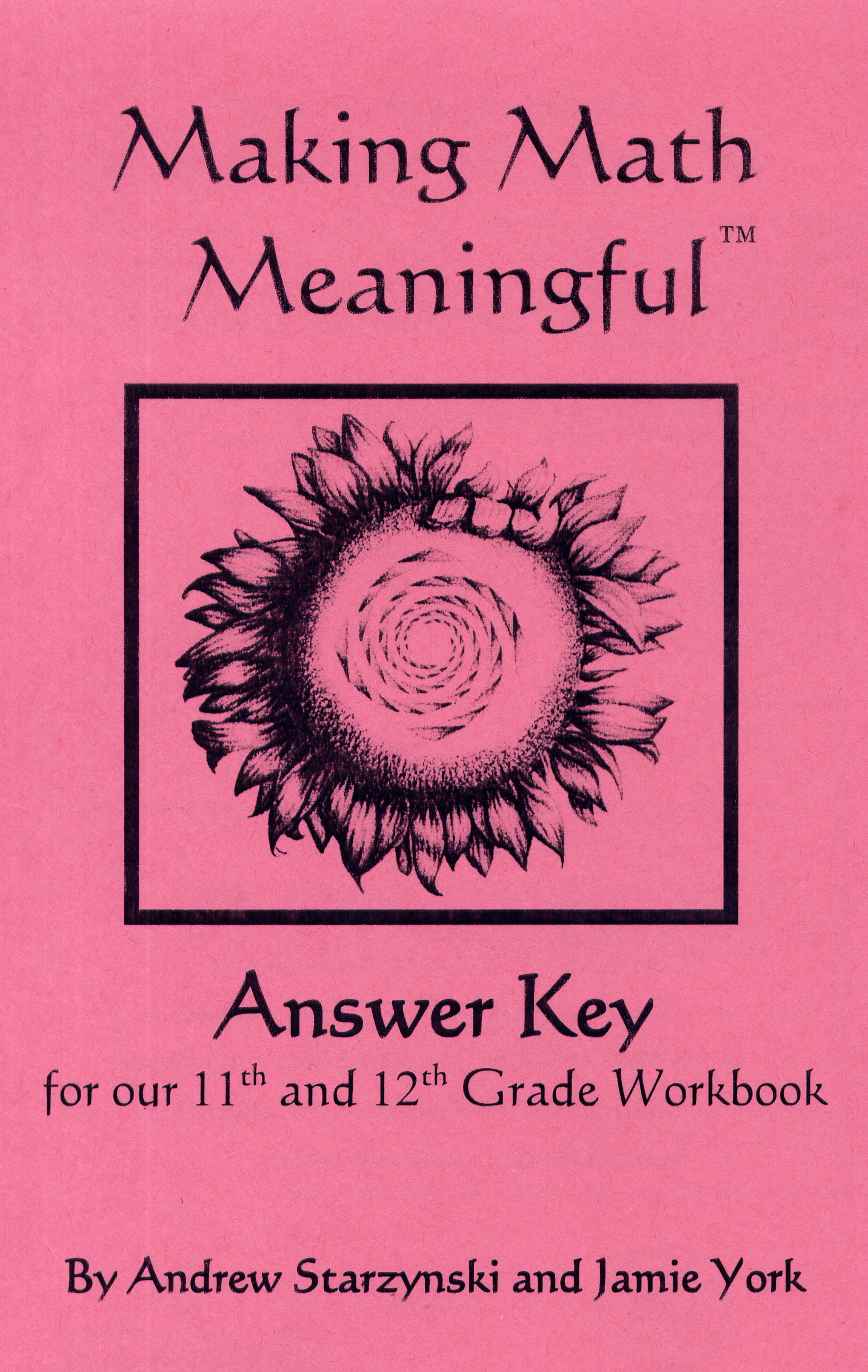 Answer Key For Our 11th And 12th Grade Workbook Jamie York Press